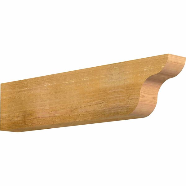 Ekena Millwork Carmel Rough Sawn Rafter Tail, Western Red Cedar, 4"W x 8"H x 36"L RFT04X08X36CAR00RWR - main